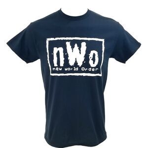 NWO "New World Order" Wolf Pack WCW WWE ECW Retro Logo Wrestling Tee. - rap tee